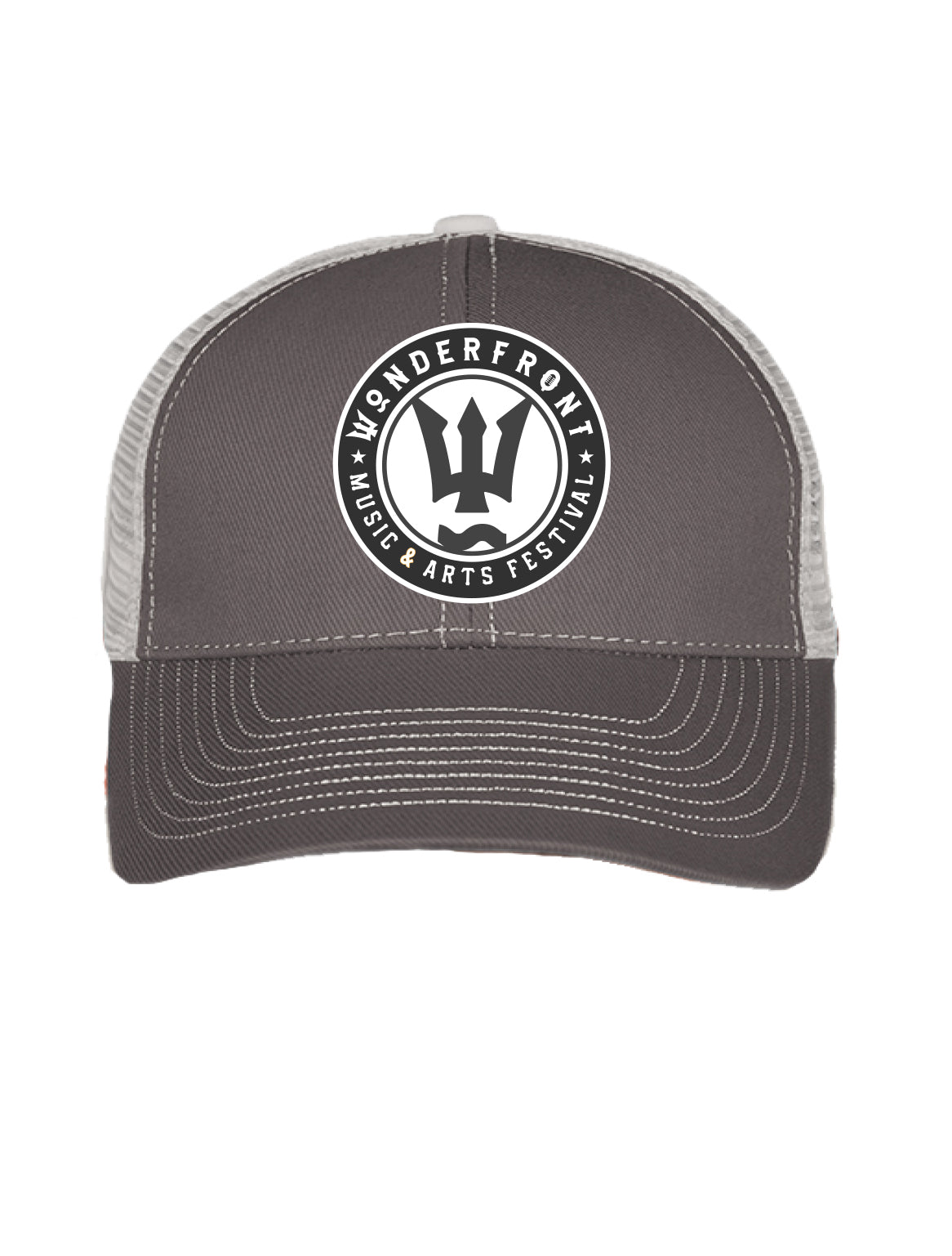 Grey Mesh Trucker Hat